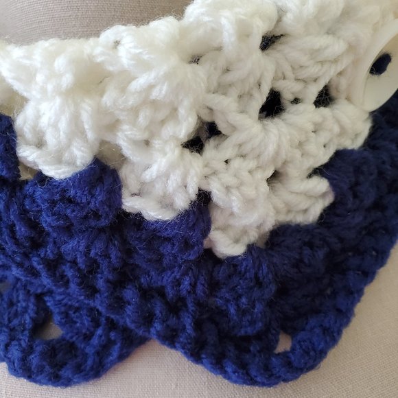 Crochet White Neck Warmer/New - Picture 4 of 6
